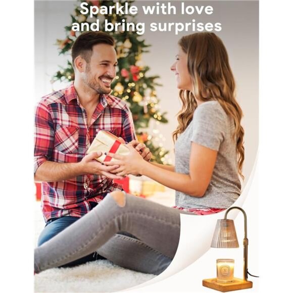 Candle Warmer Lamp Dimmable Wax Melts Warmer Adjustable Height Timer Home Decor - Picture 7 of 8